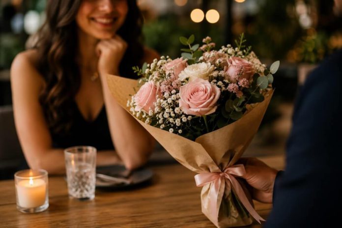 what flowers to give on a first date